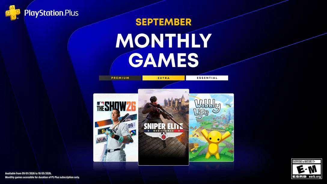 PlayStation Plus September 2026: Four Games You Can Claim This Month