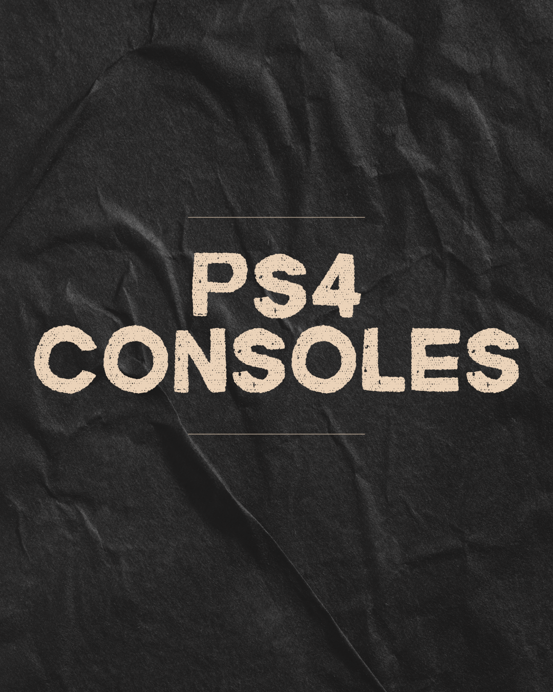 PS4 Consoles