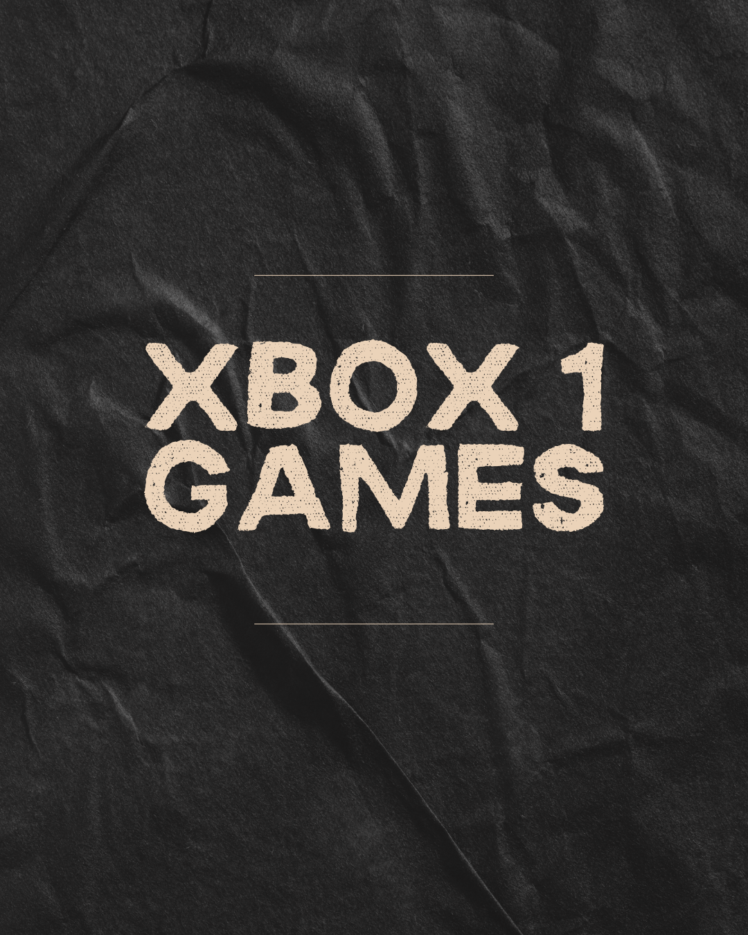 XBOX 1 Games