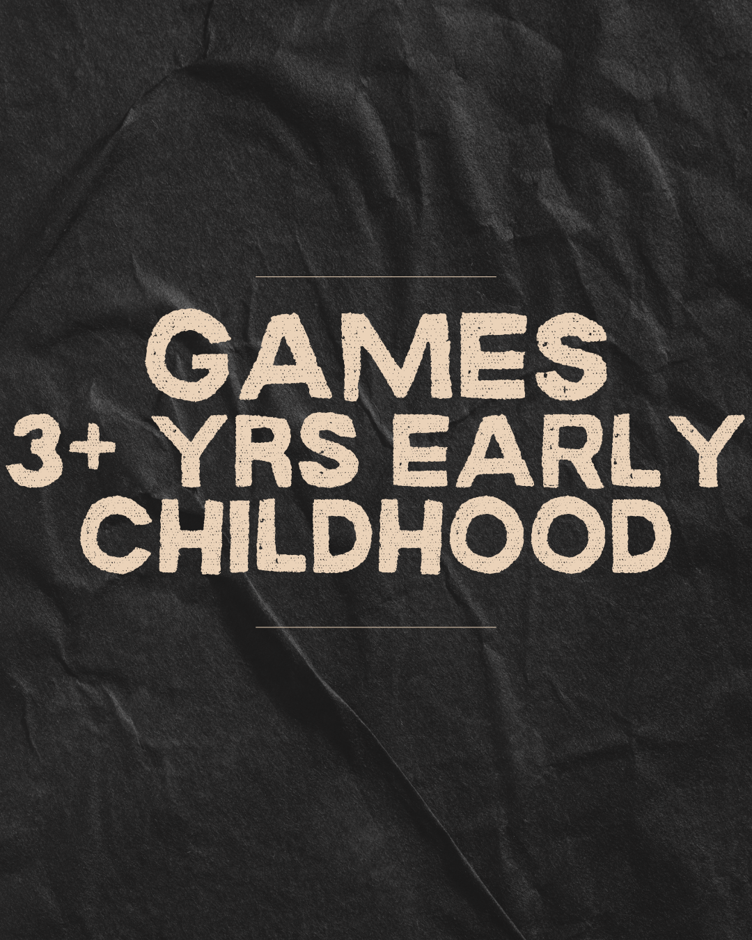 3+ Yrs [Early Childhood]