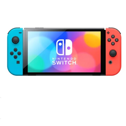 Switch OLED White Blue/Red | Vivid Gold