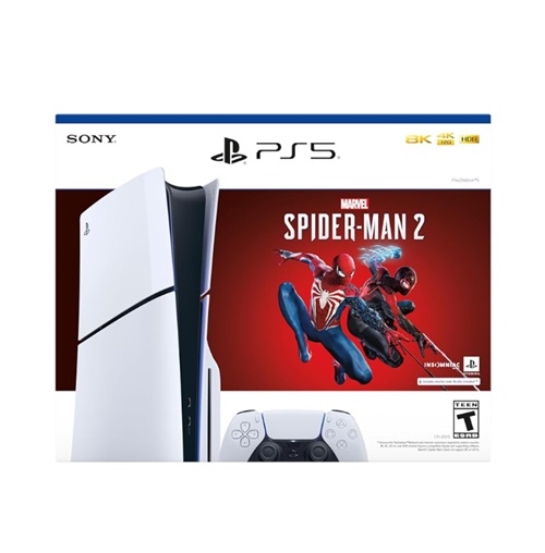PS5 Slim 1TB + Spiderman 2
